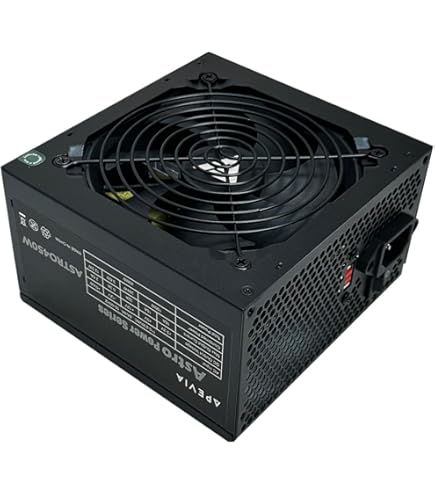 APEVIA VENUS450W 450W ATX Power Supply with Auto-Thermally